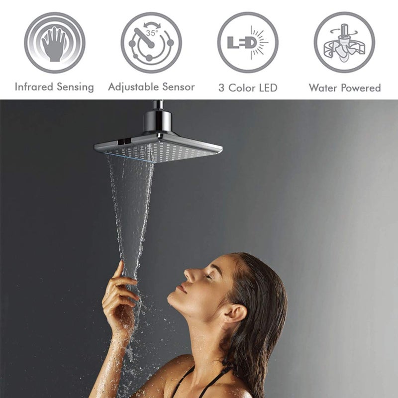 ALTON SHR20920 ABS Chrome Finish Overhead Shower Silver - Image 3