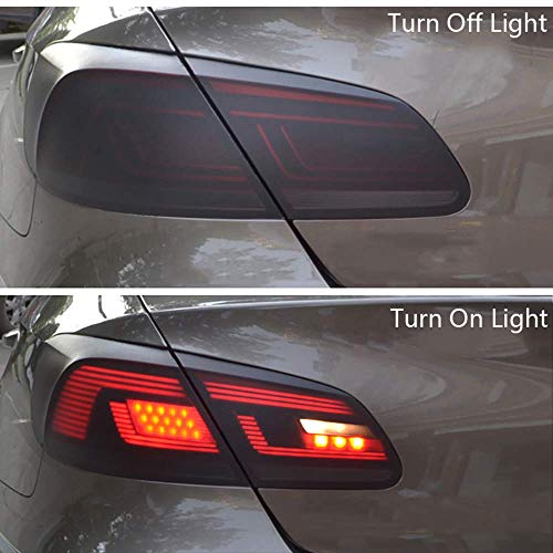 KOMAS 12” X 48” Tint Vinyl Film Sticker Sheet Roll for Car Headlight, Tail Lights, Fog Lights with Squeegee + Cutter (Matt Black) - Image 5