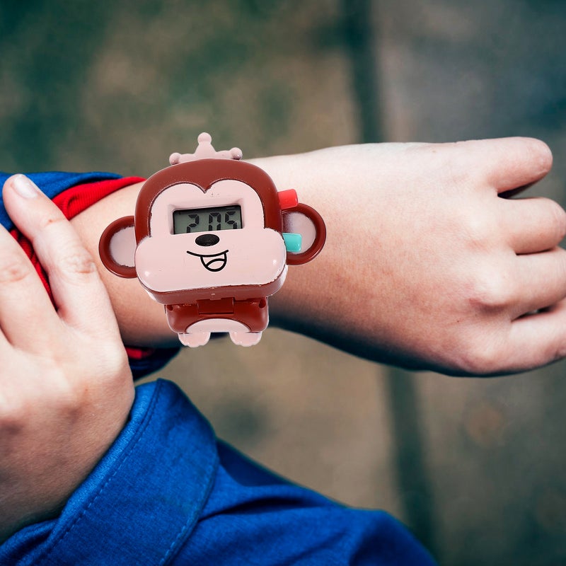 6 pcs Pet Shaped Watch Kids Wristwatch Deformable Child Watch Kid Watch - Image 3