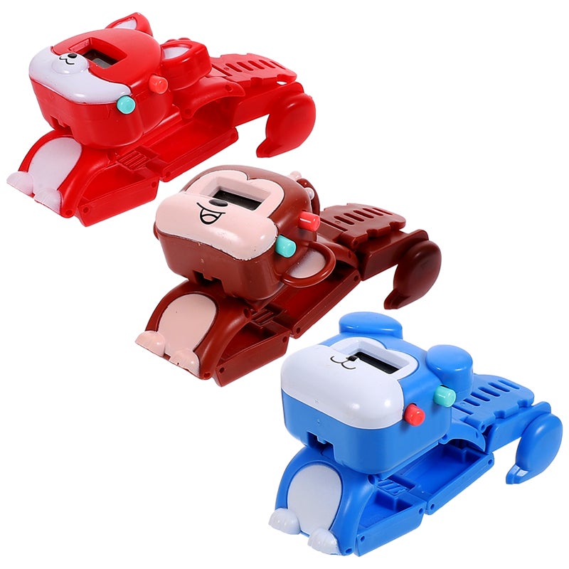 6 pcs Pet Shaped Watch Kids Wristwatch Deformable Child Watch Kid Watch - Image 5