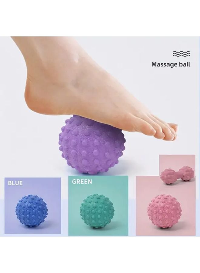 كرة الفاشيا الخضراء لاسترخاء العضلات والياقة البدنية واليوجا والجيم المنزلي والتدليك - Image 3