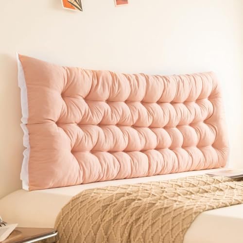 aeTHEric Velvet Rectangular Headboard Pillow/Bed Backrest Pillow/Long Support Pillow for Reading,Bed Bolster Lumbar Cushion (150cm x 13cm x 51cm) - Image 1