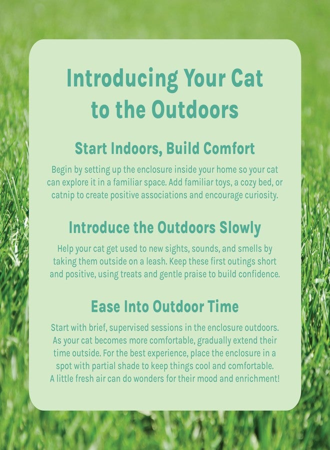 Kitty City Outdoor Catio Furniture and Play Kits for Cats, Two Way Tunnel - Image 5