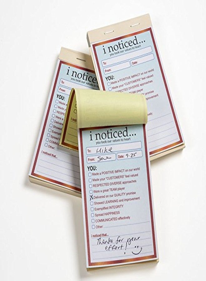 Trainers Warehouse I Noticed Pads - Appreciation Notes in Duplicate, Great for Educational and Team Building Purposes (3/Set) - Image 2