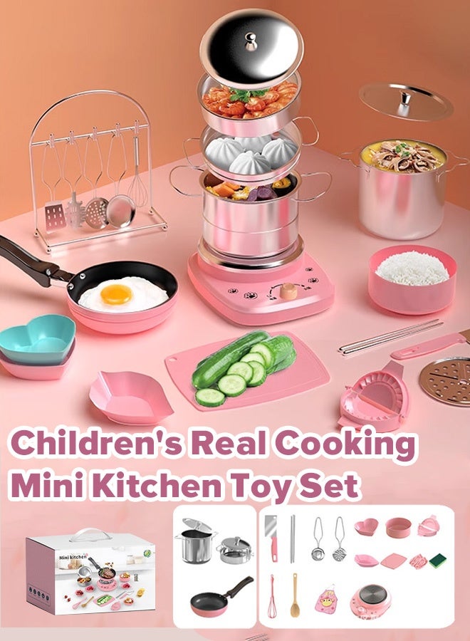 Children's real cooking mini small kitchen toy - Image 1