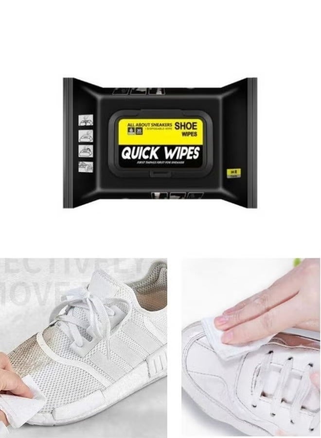 Generic Disposable Shoe Cleaning Wipes for Dirt Removal and Cleaning White Sneakers - 30 Wipes - Image 2