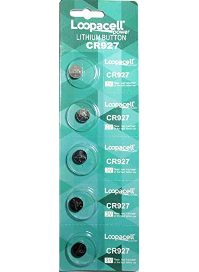 Loopacell Lithium 3V Batteries CR927 5 Pack