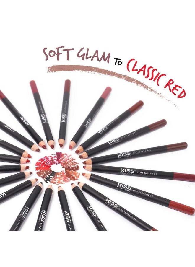 kiss new york Professional Slim Lip Pencil, Creamy Soft Lip Liner, Smooth Long-Lasting Rich Lip Color, Natural Lip Makeup, Water-Resistant Lip Crayon (Nude)  - Image 3