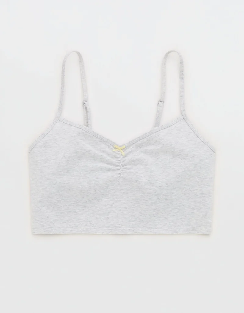 Aerie  Superchill Cotton Ruched Bra Top for Women | Best Price UAE