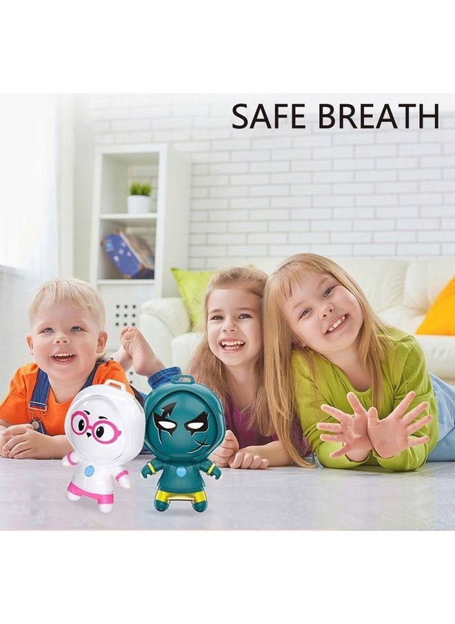 NIBEMINENT Portable Mini Anion Air Purifier Wearable White/Pink 10x10x5.5cm  - Image 3