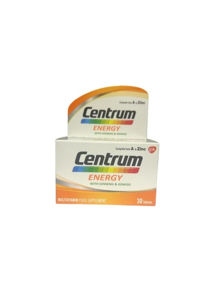 Centrum Men Energy Multivitamin - 30 Tablets