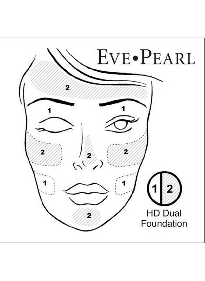 EVE PEARL Hd Dual Foundation Full Coverage Long Lasting Everyday Make Up Non Greasy Lightweight Texture Vitamin E Skincare (Dark)  - Image 3