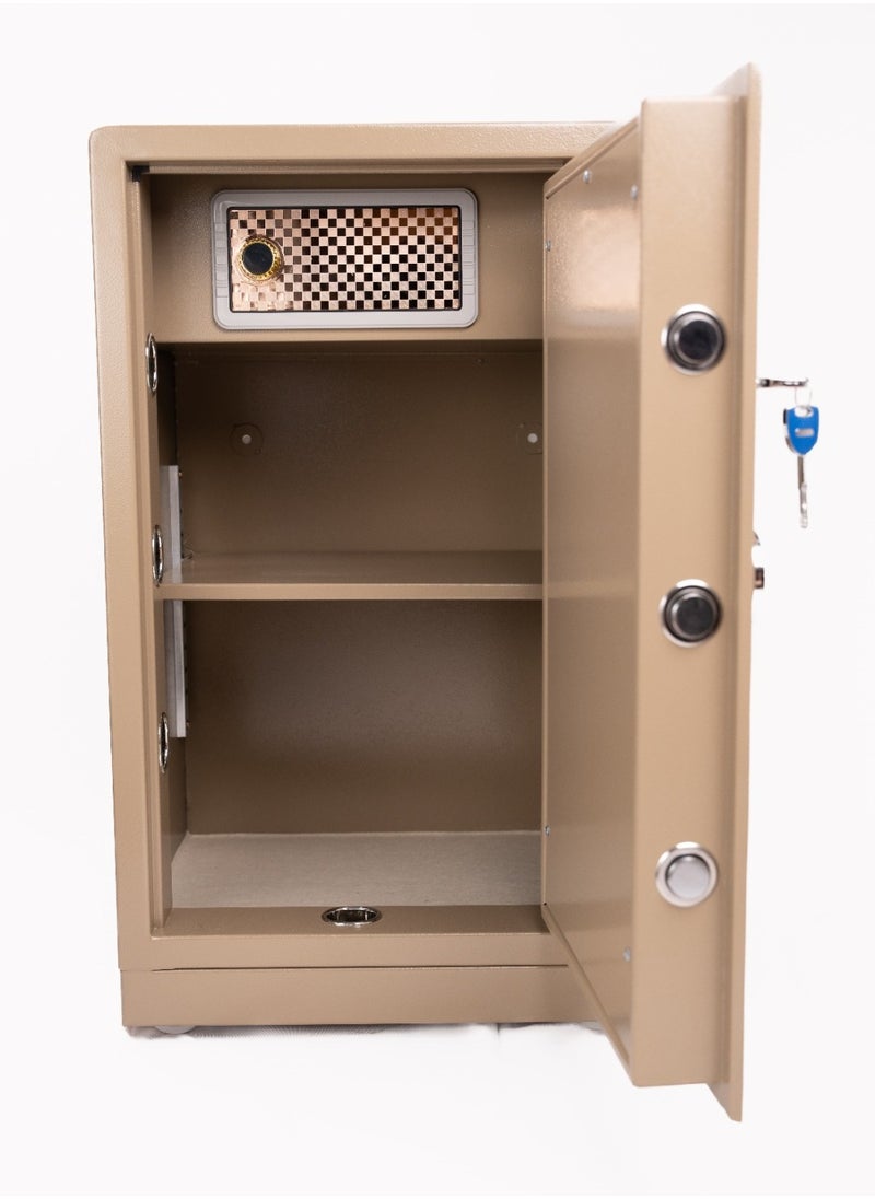 Generic Luxury Fire-Resistant Digital Security Safe With Electronic Number Pad And Lock And Physical  Key  - Image 3