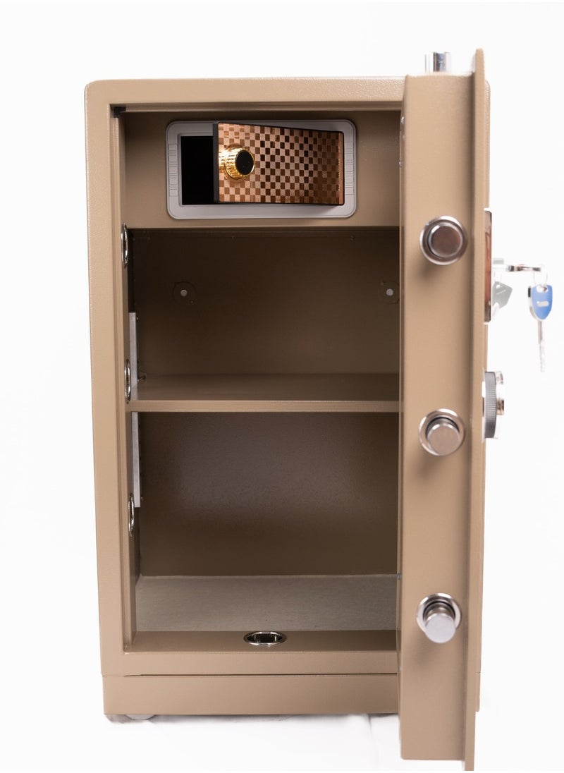 Generic Luxury Fire-Resistant Digital Security Safe With Electronic Number Pad And Lock And Physical  Key  - Image 4