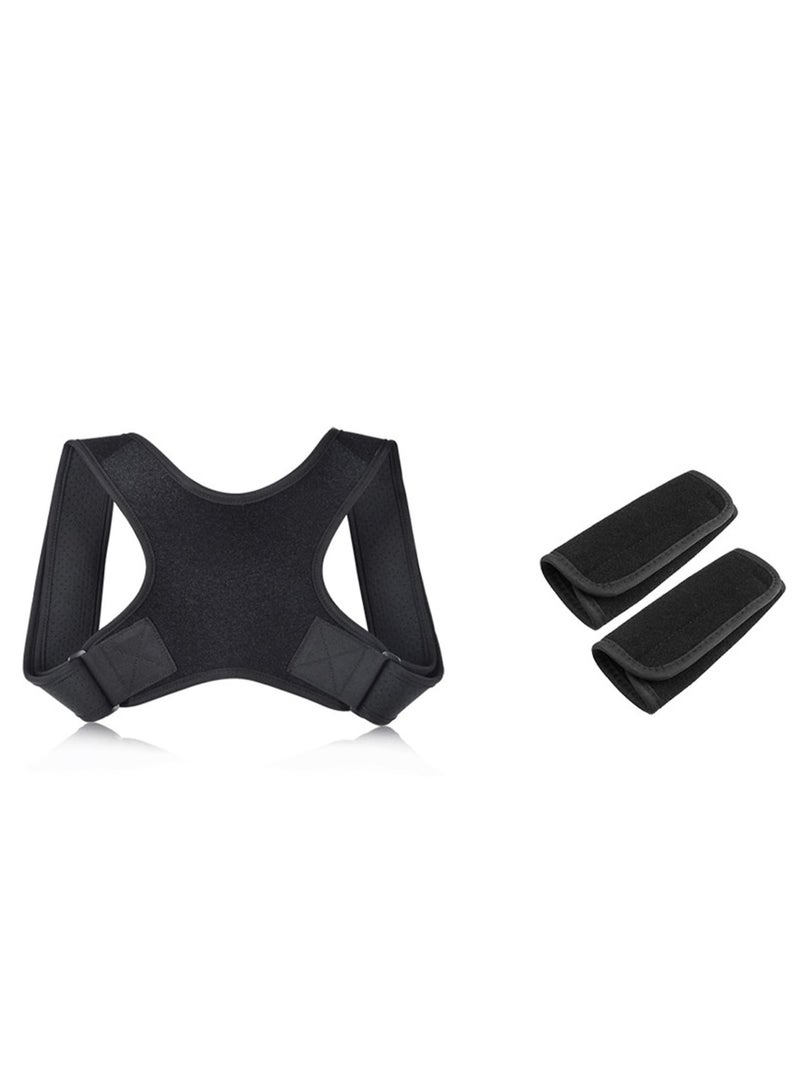 Zikra Posture Corrector for Women, Men, Adults, and Seniors - Adjustable Posture Brace Belt for Spine Support, Scoliosis, and Back Pain Relief - Image 1