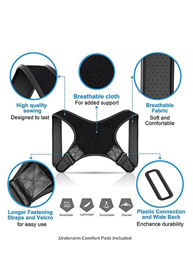 Zikra Posture Corrector for Women, Men, Adults, and Seniors - Adjustable Posture Brace Belt for Spine Support, Scoliosis, and Back Pain Relief - Image 5