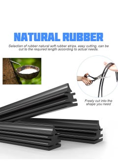 KASTWAVE 4 Pieces Car Wiper Blade Replacement Strip 32" Rubber Frameless Windshield Wiper Strip, DIY Adjustable Boneless Windscreen Blade Refills  - Image 4