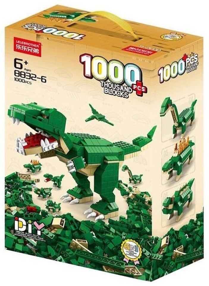 مجموعة بناء الديناصور العملاق - 1000 قطعة - Image 1
