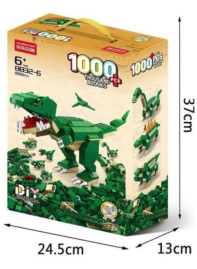 مجموعة بناء الديناصور العملاق - 1000 قطعة - Image 2