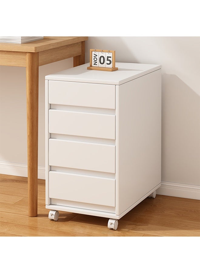 NKX Office Drawer Storage Cabinet with File Organizer, Under-Desk Side Cabinet with Wheels for Home and Workplace, 60.4 cm - Image 1