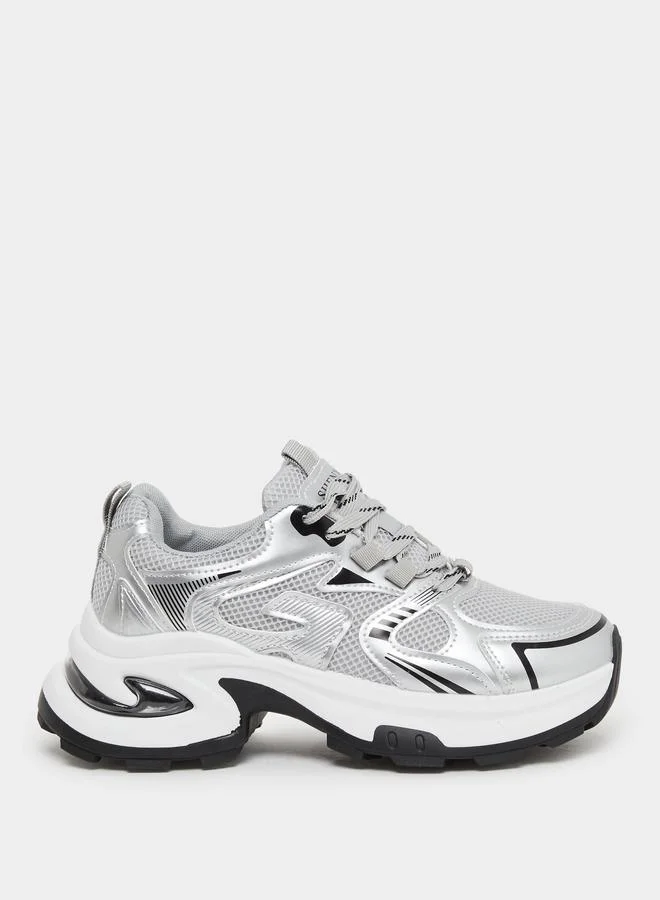 Styli Styli Metallic Insert Chunky Sole Sneakers