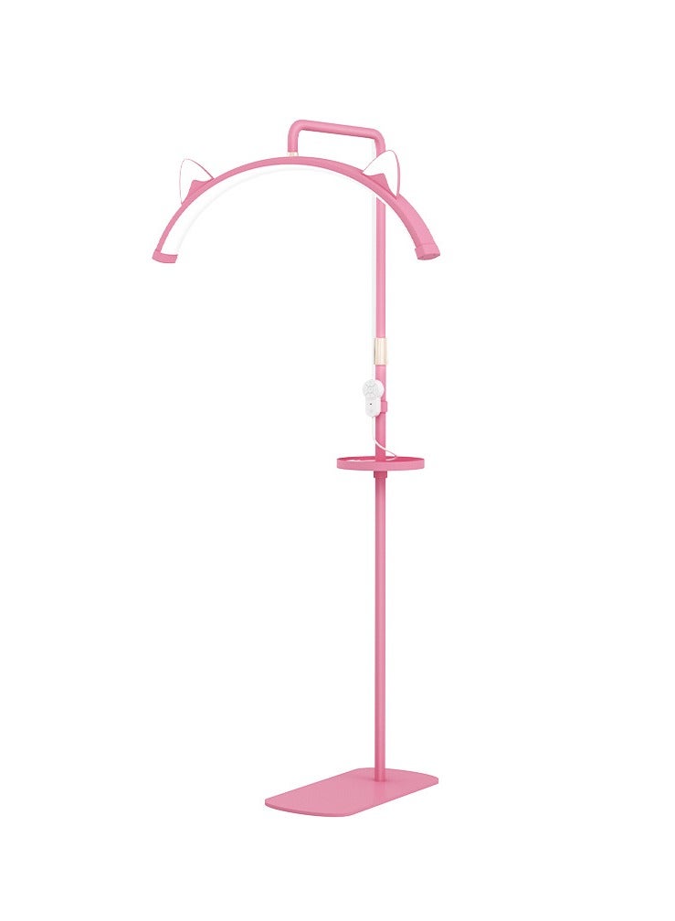 Arabest مصباح أرضي LED لإطالة الرموش، ضوء وشم (وردي) - Image 1