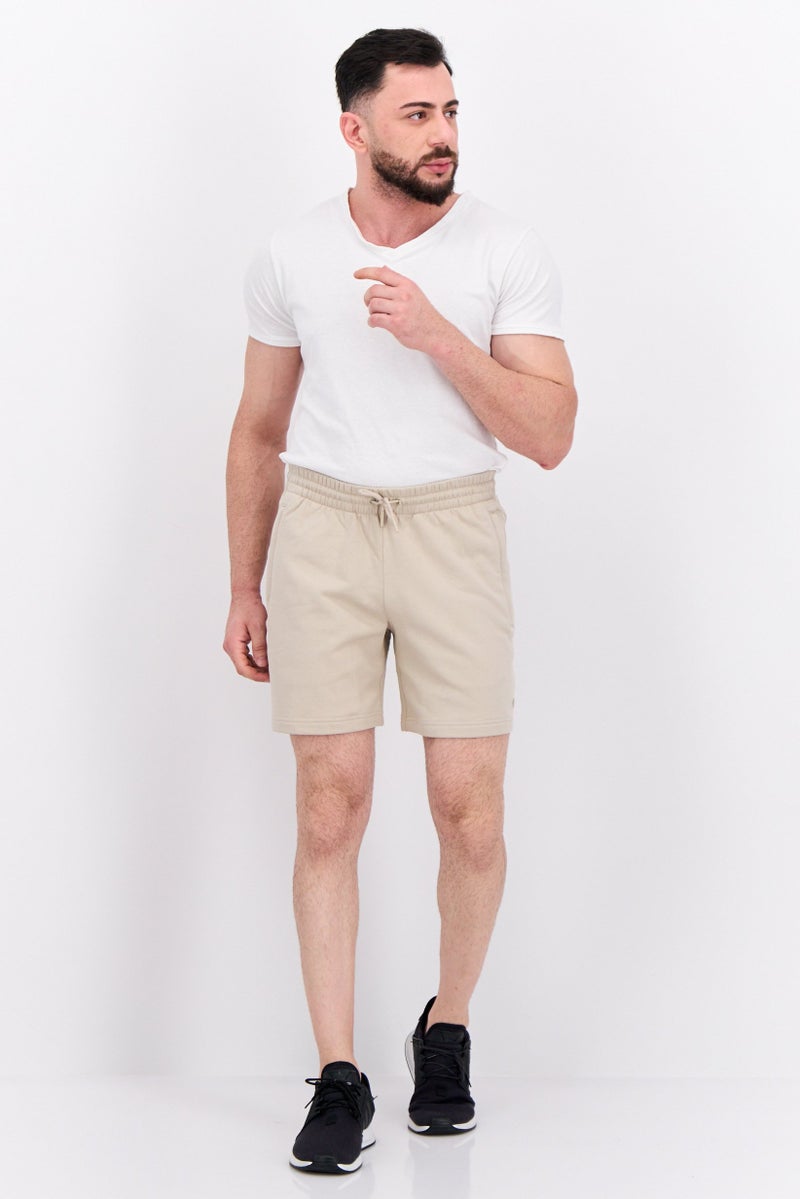 adidas Originals Men Sportswear Fit Training Shorts, Tan  - Image 3