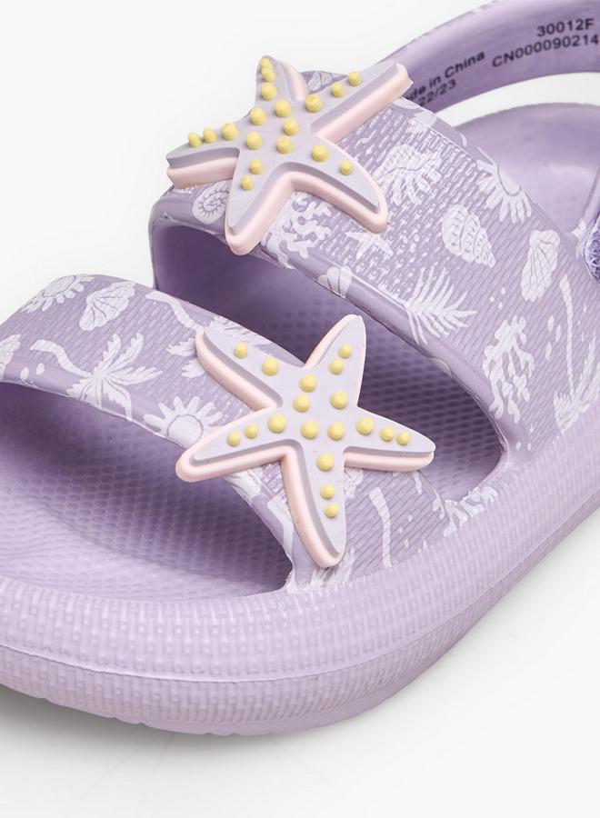 Aqua Girls Hook & Loop Clogs - Image 4