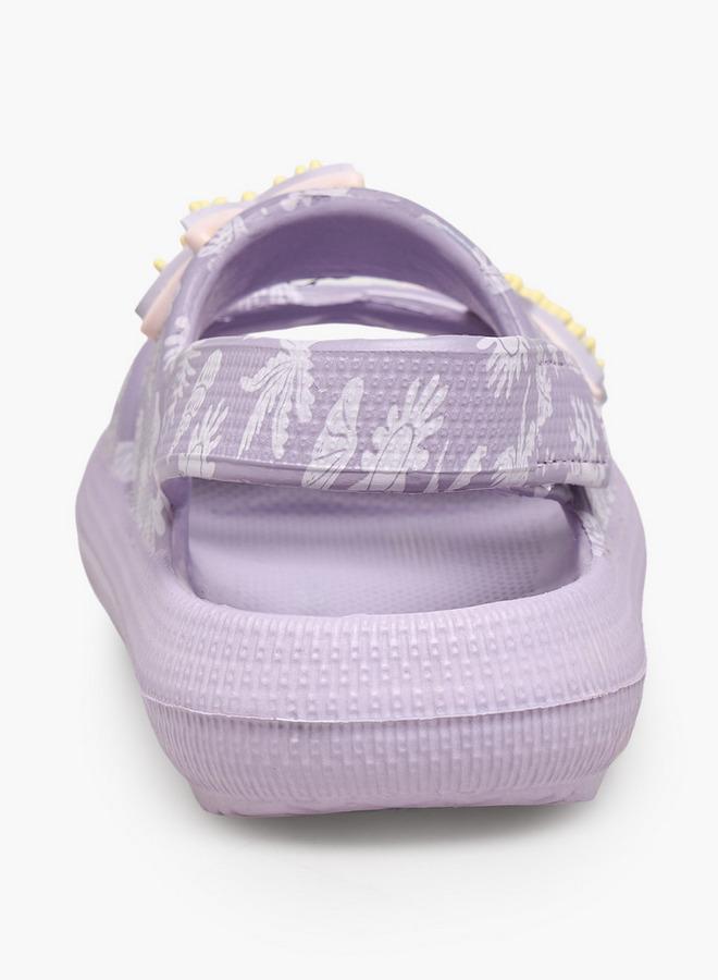 Aqua Girls Hook & Loop Clogs - Image 5