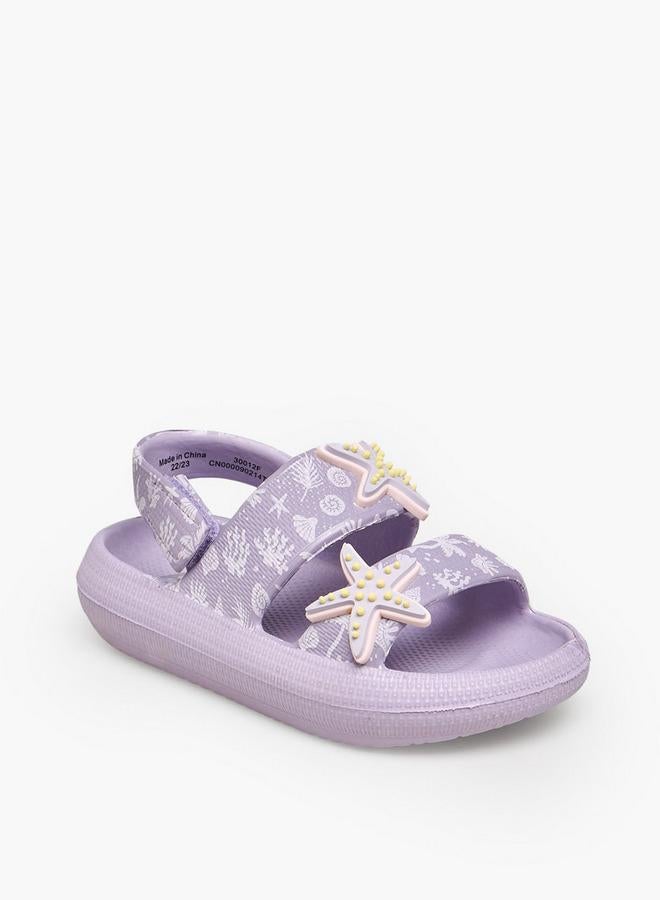Aqua Girls Hook & Loop Clogs - Image 2