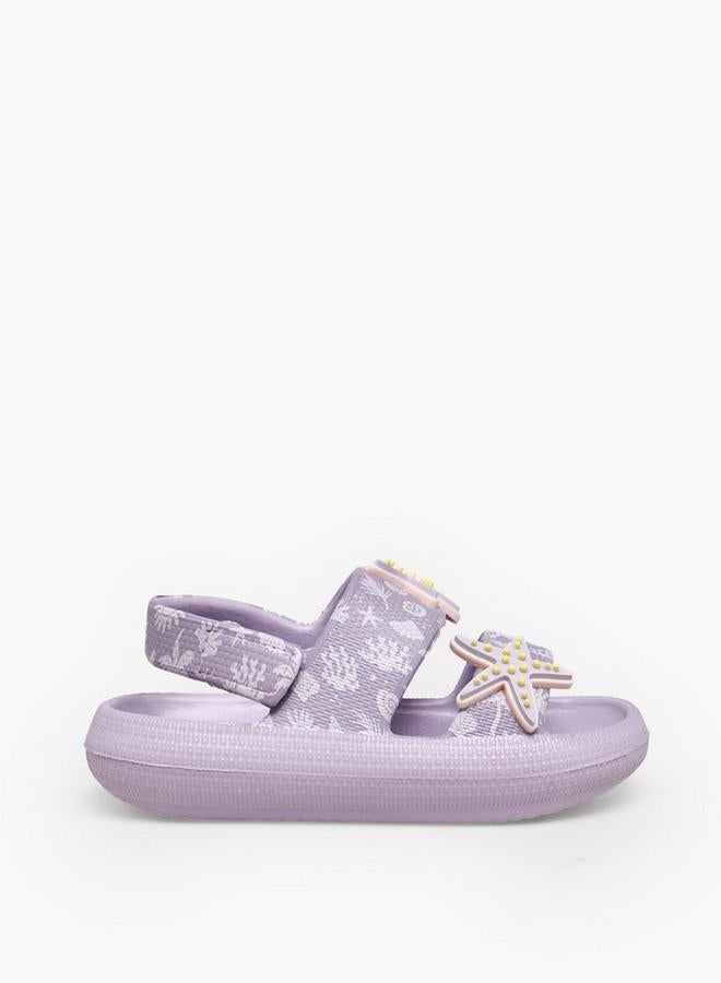 Aqua Girls Hook & Loop Clogs - Image 3
