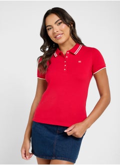 TOMMY HILFIGER Sporty Slim Polo T-Shirt  - Image 1
