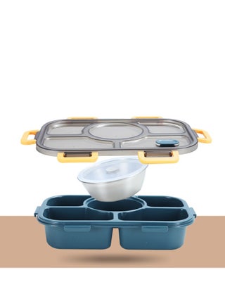 Bento Lunch Box 5-Compartment Food Container With Salad Bowl - pzsku/ZD9A4CFF7F67B009A9A63Z/45/_/1720078124/95fc6536-25df-4c27-a36e-d08b89750c26