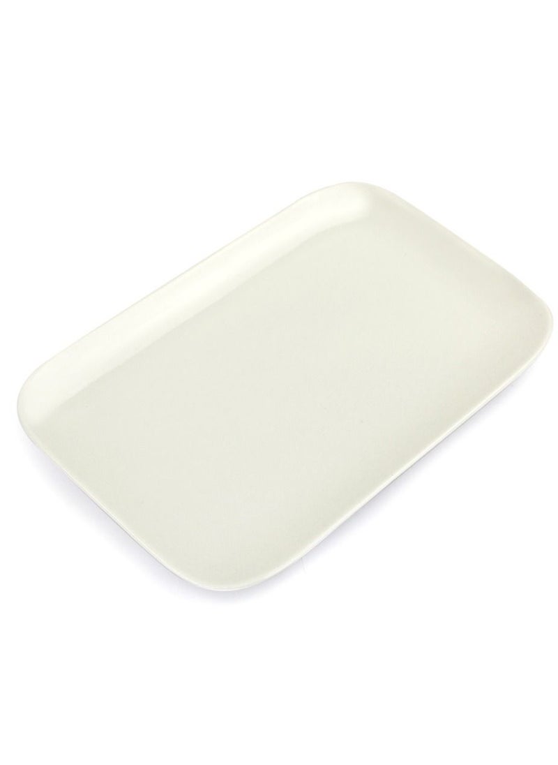 Home Smart Porcelain Rectangle Dinner Serving Platter Dinnerware Patter Set of 2 Pcs for Dinner Parties Fish and More Serving Platter by Home Smart  - Image 1