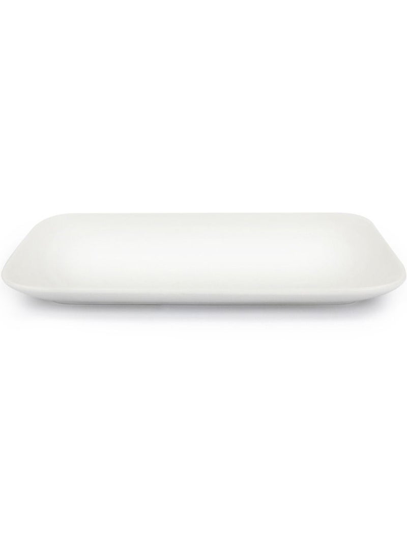 Home Smart Porcelain Rectangle Dinner Serving Platter Dinnerware Patter Set of 2 Pcs for Dinner Parties Fish and More Serving Platter by Home Smart  - Image 3