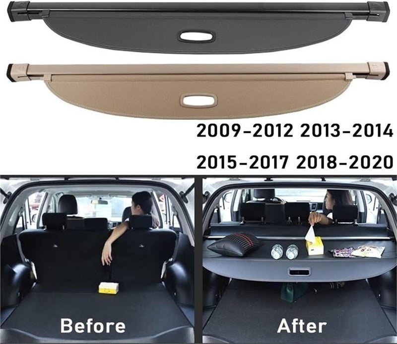 DEMULAX Retractable Trunk Parcel Shelf Cover for Kia Sorento - Image 5