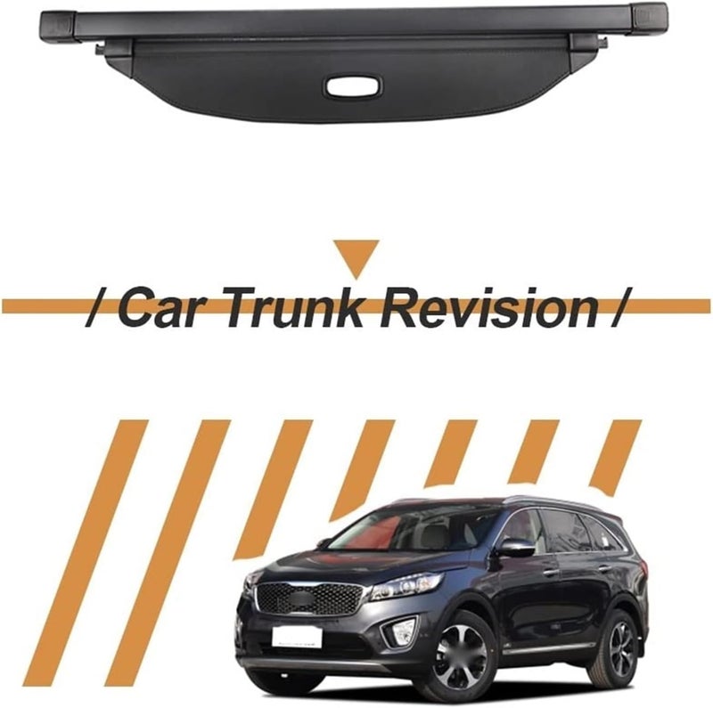 DEMULAX Retractable Trunk Parcel Shelf Cover for Kia Sorento - Image 3