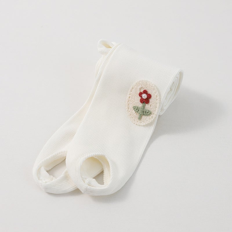 Children'S Leggings Foot Stamping Socks Girls' Pantyhose Anti-Pilling Thin Korean Princess Baby Foot Socks - Image 1