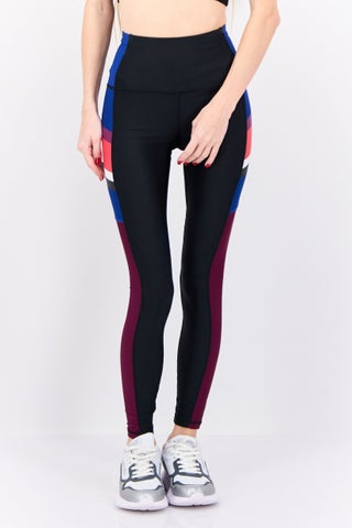 Women Sportswear Fit Pull On Training Leggings, Black
