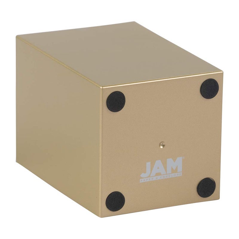 JAM Paper Plastic Pen Holder - Gold - Desktop Pencil Cup Sold Individually - Image 5