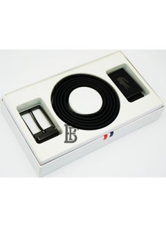 LACOSTE Lacoste Men's Reversible Leather Belt And 2 Buckles Gift Set  - Image 1