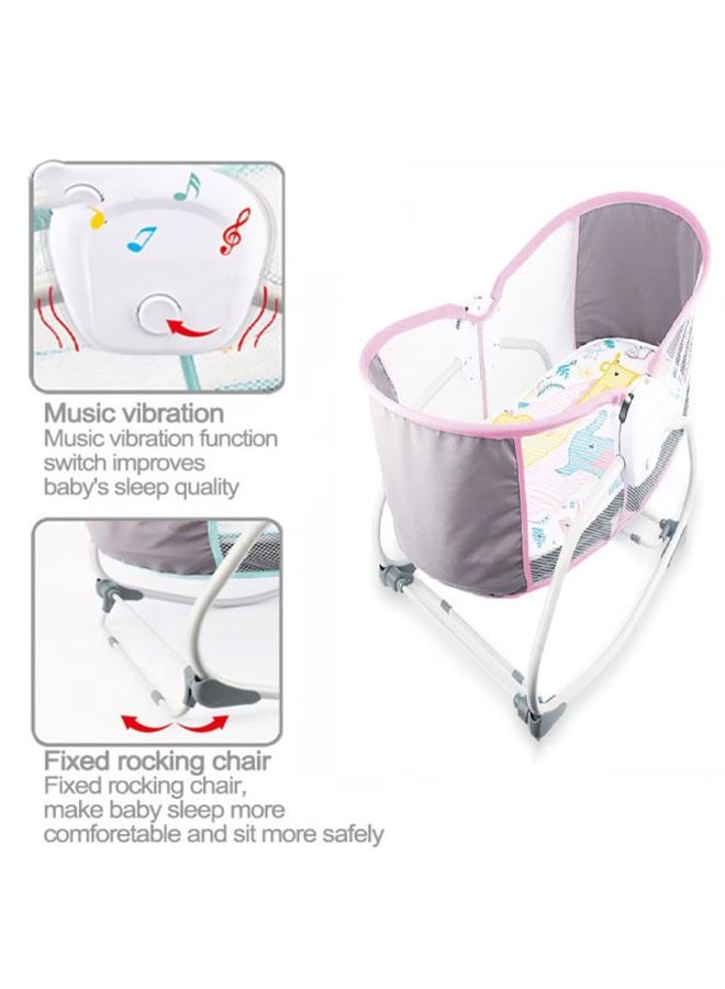 إن كي أكس كرسي هزاز للأطفال 2 في 1 مع ناموسية - Image 2