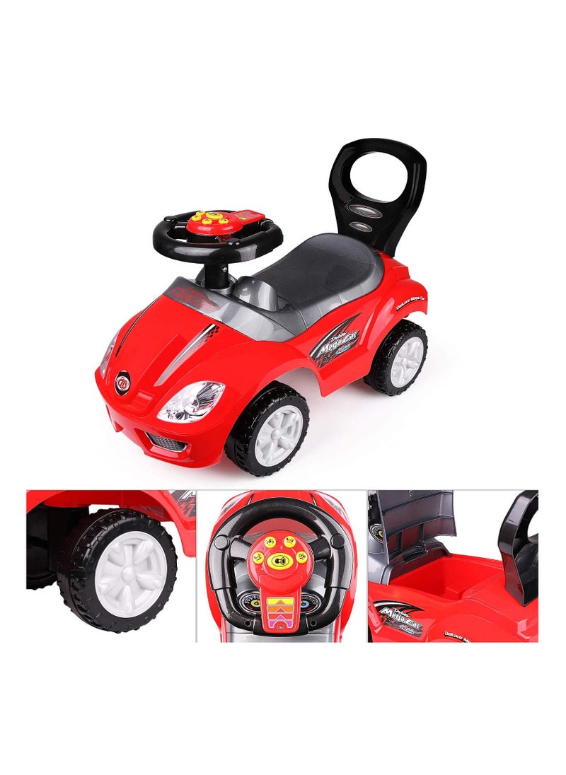 FACTUAL TOYS FTT Mega Pusher Car - Red  - Image 3