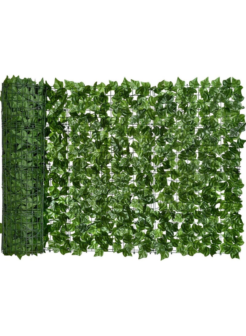 GOGOGO 1x3 Meter Privacy Garden Fence Wall Artificial Plants Hedge Screening Roll Faux Ivy Leaf Vine Decoration For Backyard Outdoor UV Sunlight Protection In Garden Home Balcony Decor - Image 1