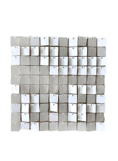 Arabest sequins wind board wedding birthday scene layout party decoration sequins background wall curtain sequins wall billboard JX2241 White 