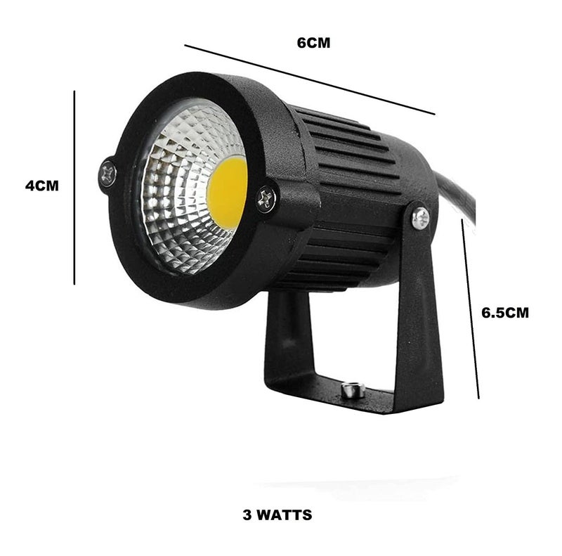 Mufasa LED Outdoor Garden Spot and Spike IP65, Aluminium Body, Garden Light (Driver in -Built, Warm White) (3 Watts) - Image 2