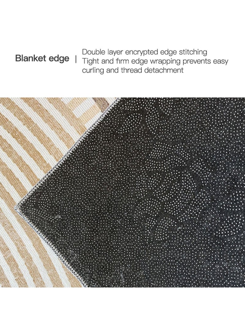 Sharpdo Area Rugs Modern Simple Short Pile Carpet Living Room Bedroom Rug Anti-slip Floor Carpet Home Decor 160 * 230CM  - Image 5