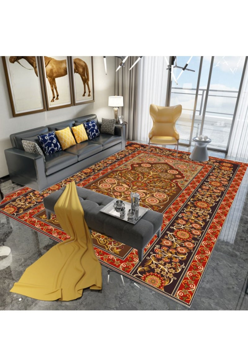 Sharpdo Area Rugs Modern Simple Short Pile Carpet Living Room Bedroom Rug Anti-slip Floor Carpet Home Decor 160 * 230CM  - Image 2