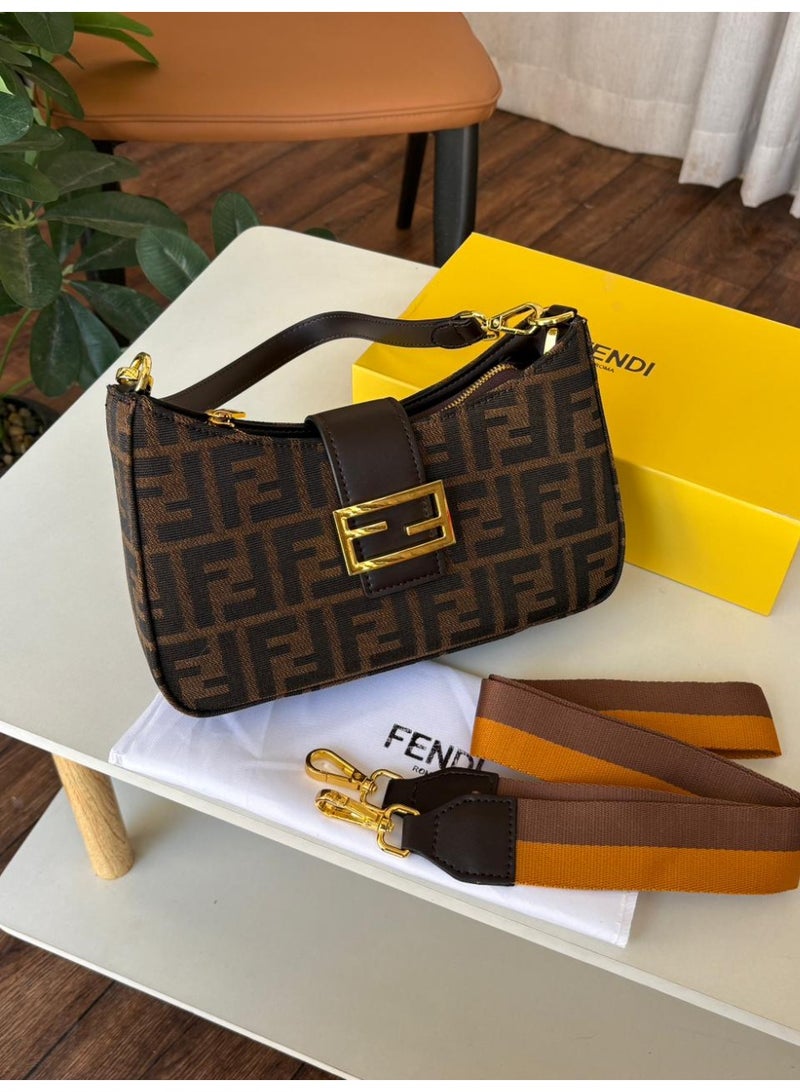 A stylish and simple women's handbag by Fendi