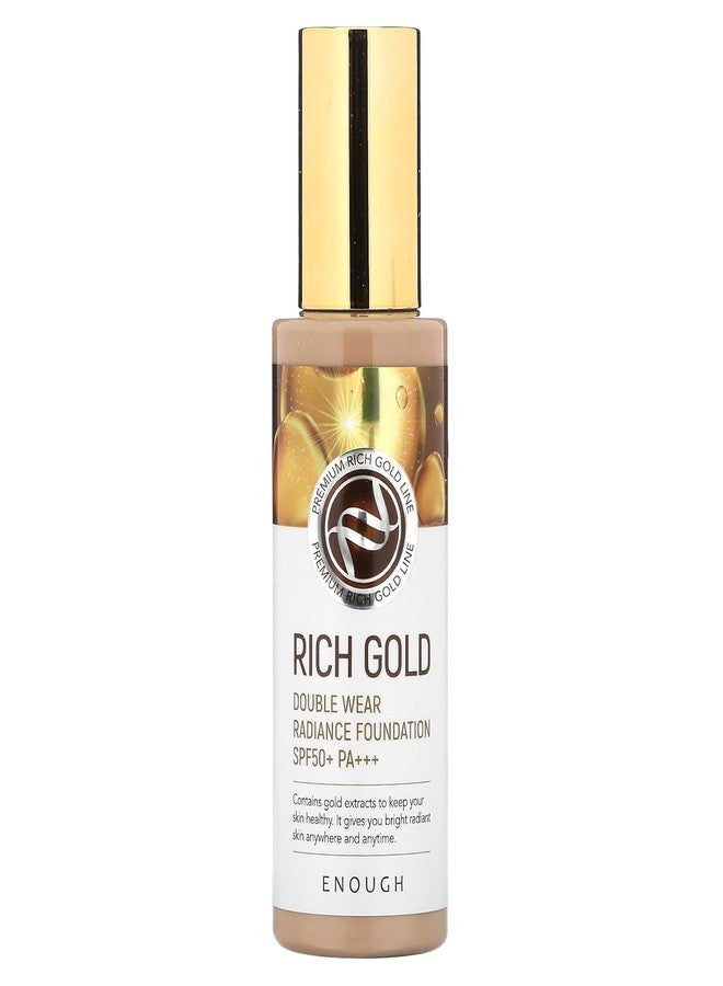Enough Rich Gold, Double Wear Radiance Foundation, SPF 50+ PA+++, 21, 3.53 oz (100 g) - Image 1